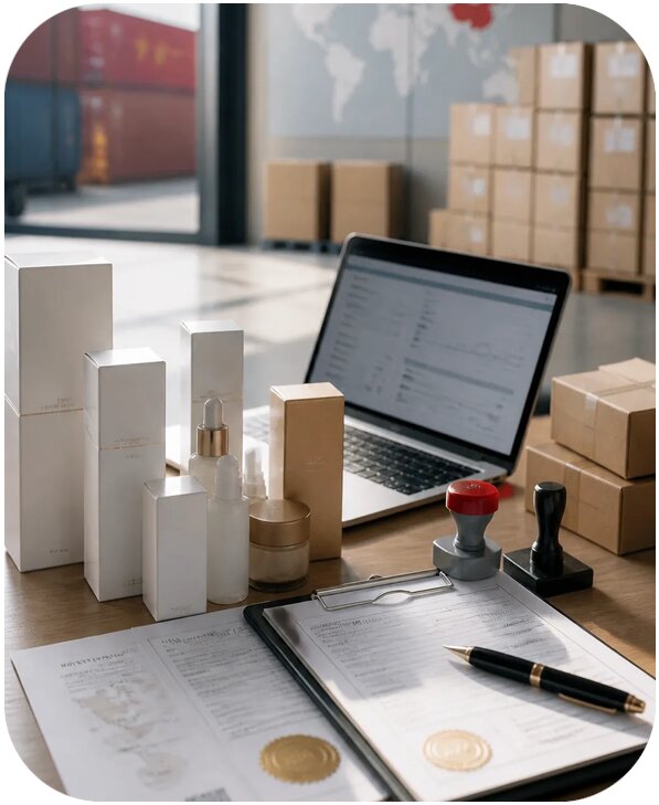 Экспорт косметики в Китай под ключ по цене от 46872 р. | Фиалан-Нвш